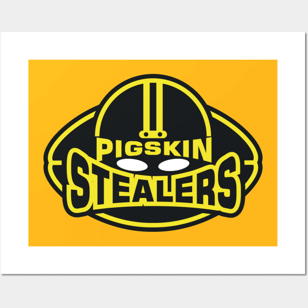 Pigskin Stealers | Fantasy Football Logo Wall Art by FantasySportsSpot